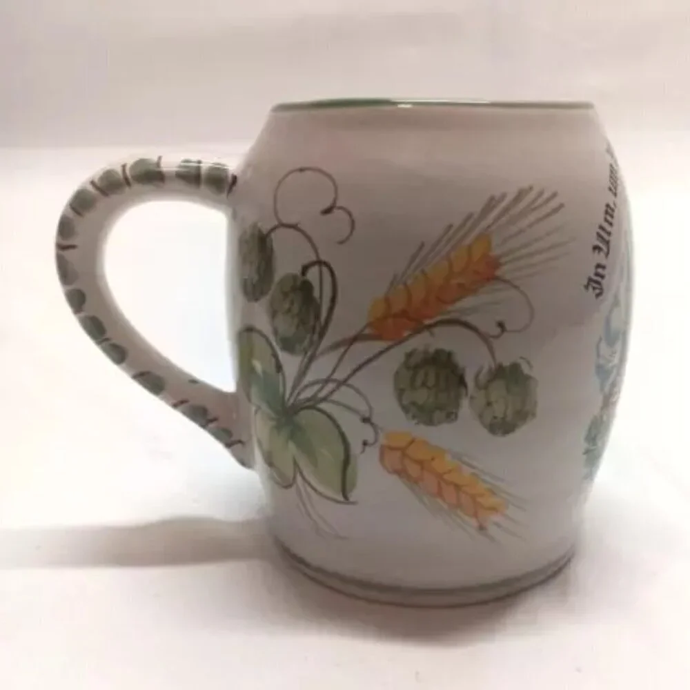 Beer Mug Ulmer Keramik Munster Ceramic Bier Stein Early Logo Germany Vintage EUC